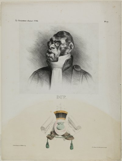 Dup..., 171. tányér a Cartooning Celebrities-ból alkotó: Honoré Victorin Daumier