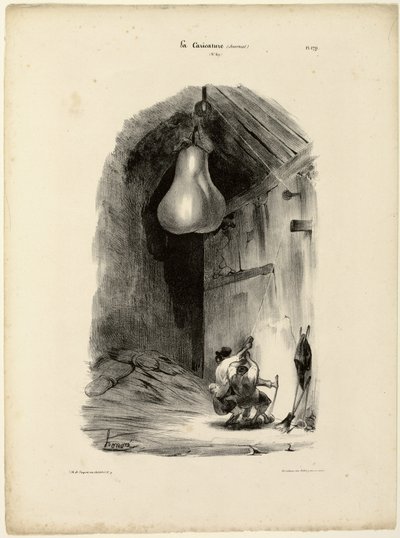 "Heave-ho!...Heave-ho! Heave-ho!", 179. tányér alkotó: Honoré Victorin Daumier