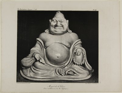 Porcelánfigura Kínából (Charles Philipon úr magángyűjteményéből), 416-os tányér. alkotó: Honoré Victorin Daumier