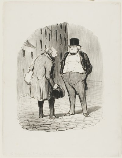 A polgár és a szabója, 5. lemez a Les Bons Bourgeois-ból alkotó: Honoré Victorin Daumier