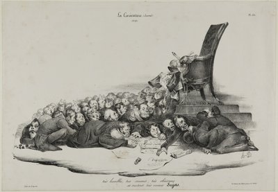 Nagyon alázatos, nagyon engedelmes, nagyon alázatos, és legfőképpen nagyon mohó alanyok, 136. tábla alkotó: Honoré Victorin Daumier