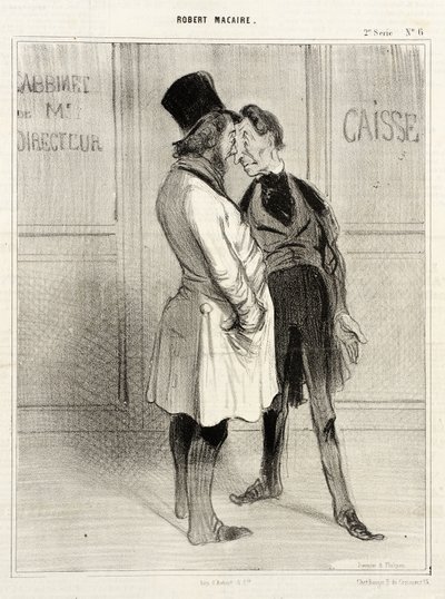 (Robert) Nos, kedves igazgatóm... alkotó: Honoré Daumier