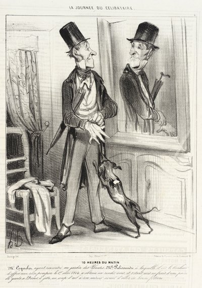 Délelőtt 10 óra alkotó: Honoré Daumier