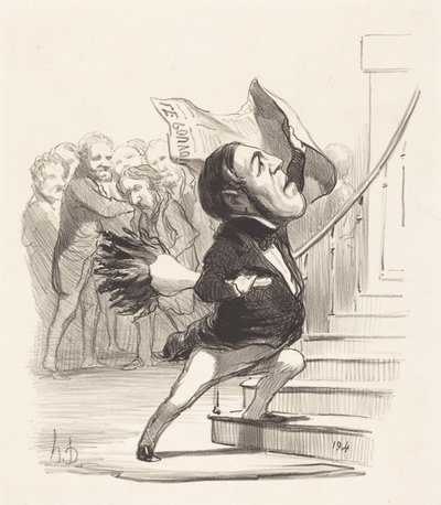 A. Granier de Cassagnac alkotó: Honoré Daumier