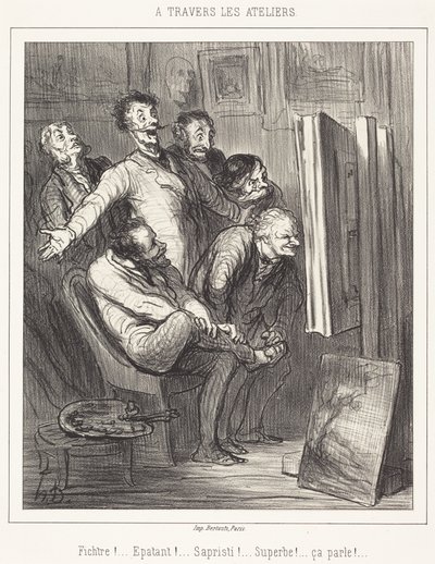 A műtermeken át alkotó: Honoré Daumier
