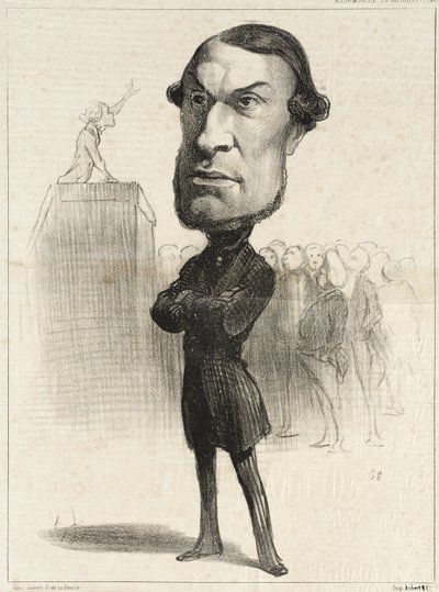 Achille Fould alkotó: Honoré Daumier