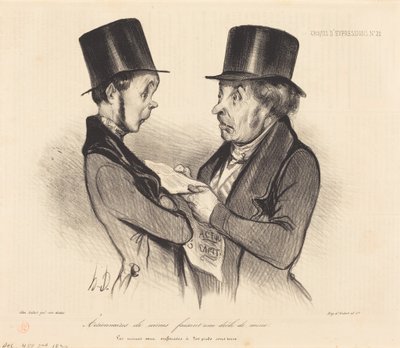Bányarészvényesek... alkotó: Honoré Daumier