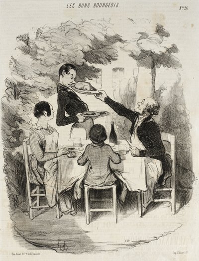 Áh!  Olyan friss... Áh!  Olyan friss... alkotó: Honoré Daumier
