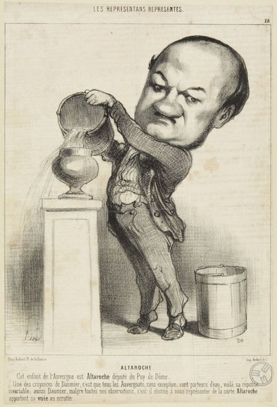 „Altaroche” alkotó: Honoré Daumier