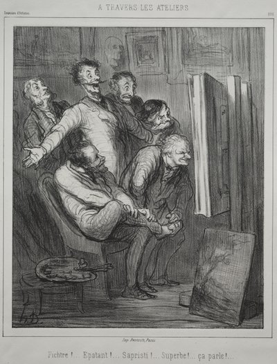 A stúdiókon keresztül alkotó: Honoré Daumier