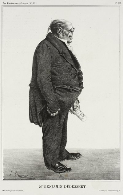Benjamin Dudessert alkotó: Honoré Daumier