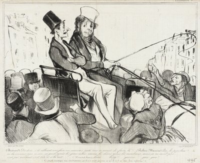 Bertrand, mondd csak, mi lenne, ha... alkotó: Honoré Daumier