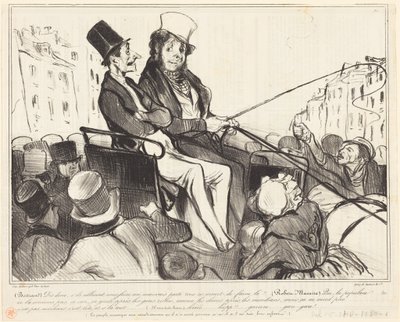 Bertrand, figyelj csak, mi lenne, ha... alkotó: Honoré Daumier