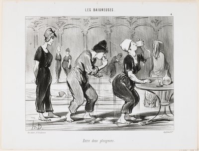 Két fürdőzés között alkotó: Honoré Daumier