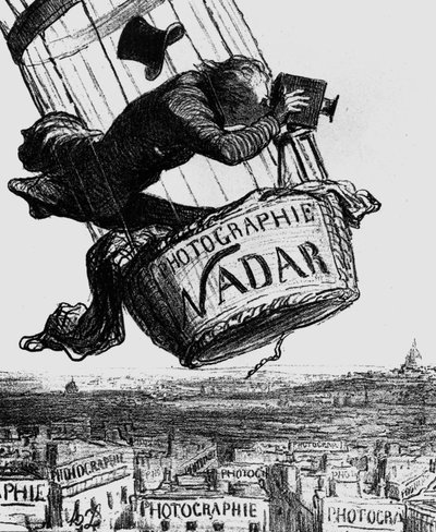 Gaspard-Felix Tournachon, más néven Nadar (1820-1910) karikatúrája 1862 (metszet) alkotó: Honoré Daumier