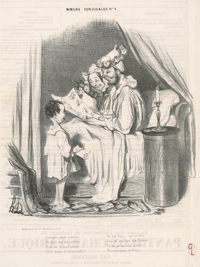 Ma reggel hajnal előtt... alkotó: Honoré Daumier