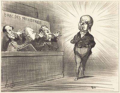 Ezúttal még nem ... alkotó: Honoré Daumier