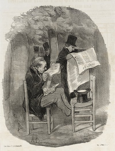 Amit a polgár kis szórakozásnak nevezett el alkotó: Honoré Daumier