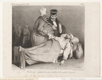 Ezt itt szabadon engedhetjük! Már nem jelent veszélyt. (La Caricature című lapból) alkotó: Honoré Daumier