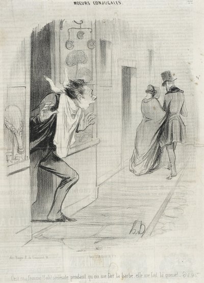 Ez a feleségem!!... alkotó: Honoré Daumier