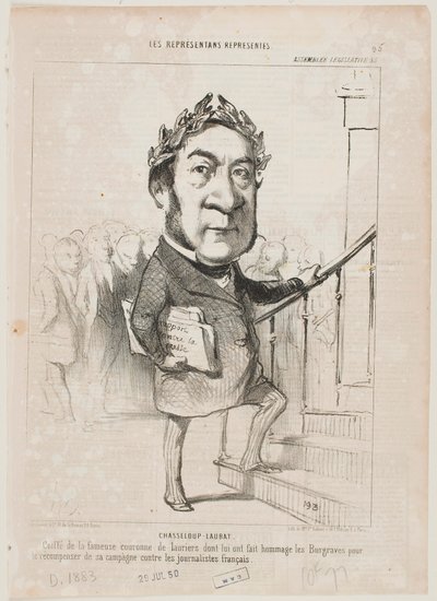 Chasseloup-Laubat alkotó: Honoré Daumier