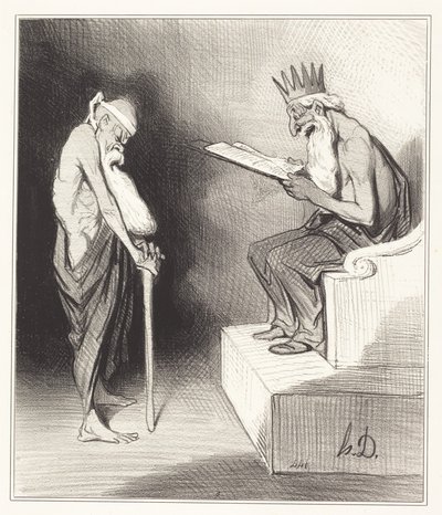 Minósz kegyelme alkotó: Honoré Daumier