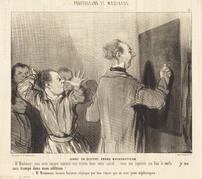 Hogyan lesz valakiből nagy matematikus alkotó: Honoré Daumier