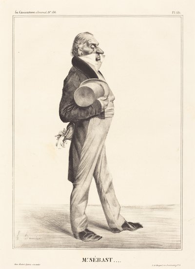 Horace Sébastiani gróf alkotó: Honoré Daumier