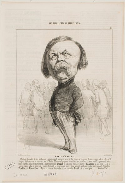 David d’Angers alkotó: Honoré Daumier