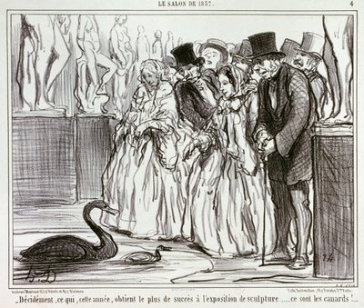 Határozottan az, ami idén a legnagyobb sikert aratja a szobrászati kiállításon... / 4. alkotó: Honoré Daumier