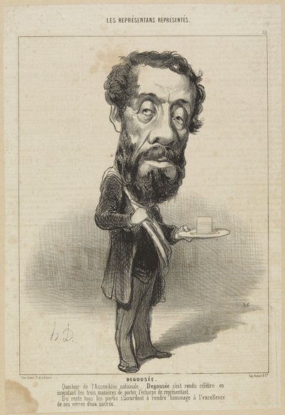 Dégoussé alkotó: Honoré Daumier