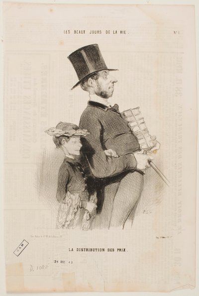 Díjkiosztás alkotó: Honoré Daumier