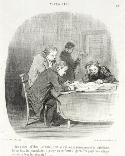 Mondja csak, Colimard úr... alkotó: Honoré Daumier