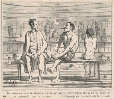 Mondja, Monsieur Beaufumé... alkotó: Honoré Daumier