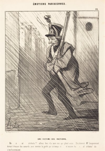 Párizsi érzelmek: A frakciók áldozata alkotó: Honoré Daumier