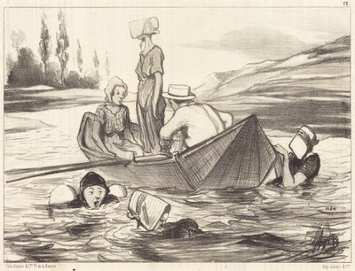 A nyílt tengeren alkotó: Honoré Daumier