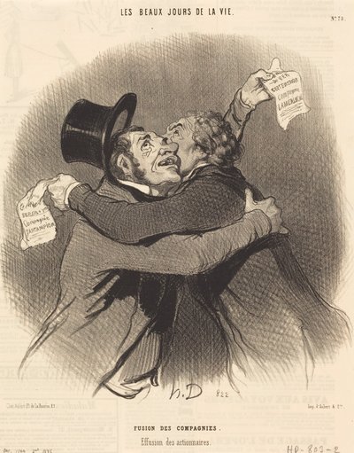 A társaságok egyesülése alkotó: Honoré Daumier