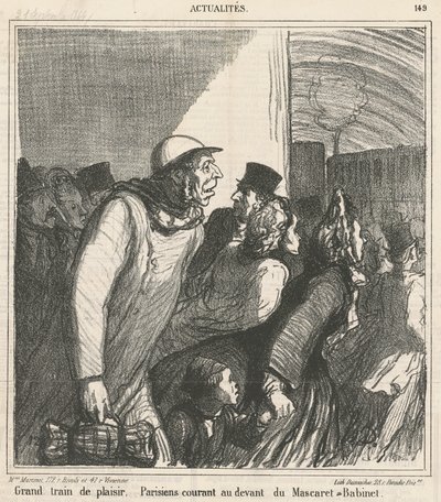Szuper szórakoztató vonat alkotó: Honoré Daumier