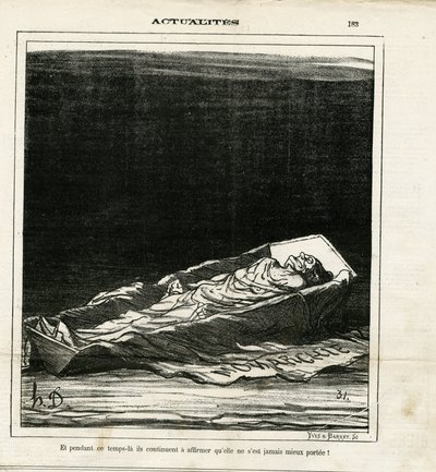Illusztráció: Honore Daumier (1808-1879) Le Charivariban alkotó: Honoré Daumier