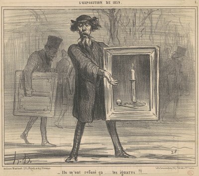 Megtagadták tőlem, hogy... alkotó: Honoré Daumier
