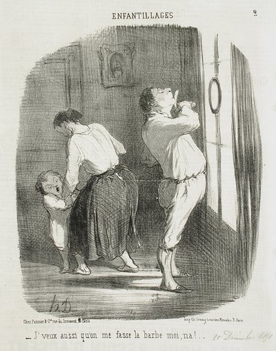 Én is azt akarom, hogy nekem is készítsenek ... alkotó: Honoré Daumier
