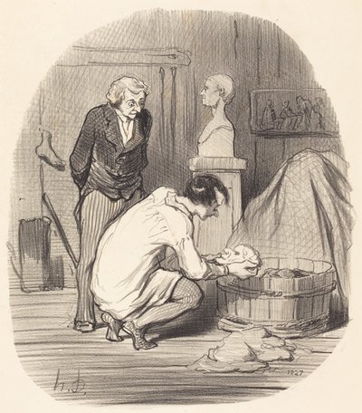 A művész – ez az!... alkotó: Honoré Daumier