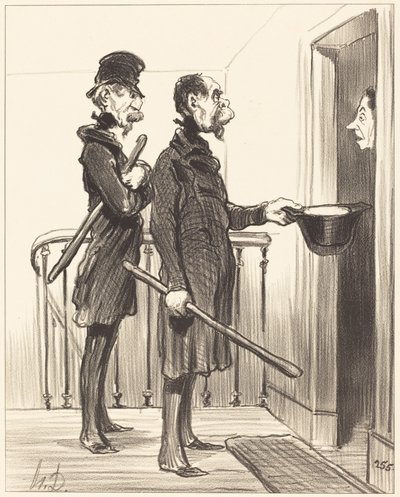 A napóleoni előfizetés alkotó: Honoré Daumier