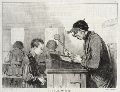 A régi módszer alkotó: Honoré Daumier
