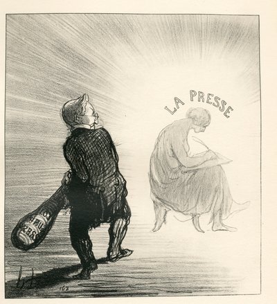Le Charivari, Szatirikus fekete-fehérben alkotó: Honoré Daumier