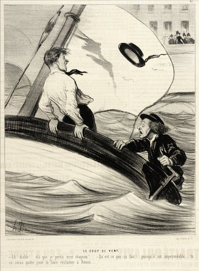 A széllökés alkotó: Honoré Daumier
