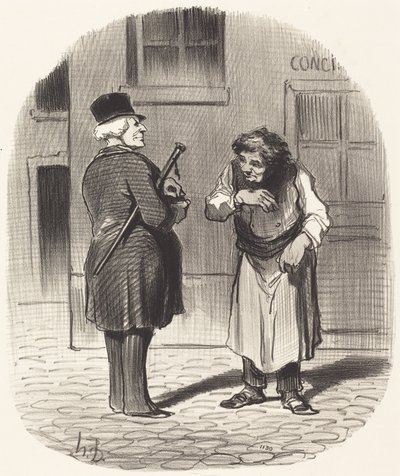 Újév alkotó: Honoré Daumier