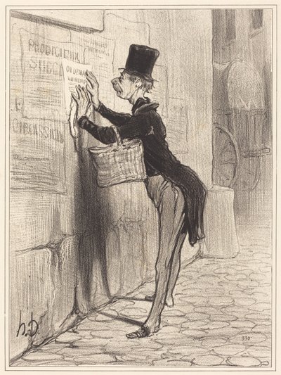 A jegypénztáros alkotó: Honoré Daumier