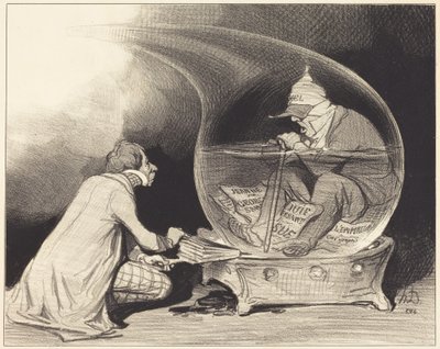 A Le Constitutionnel megfiatalítása alkotó: Honoré Daumier