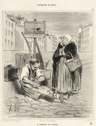 A kutyanyíró alkotó: Honoré Daumier
